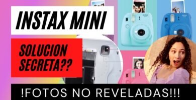 ¿Qué pasa si las fotos de la instax salen blancas?